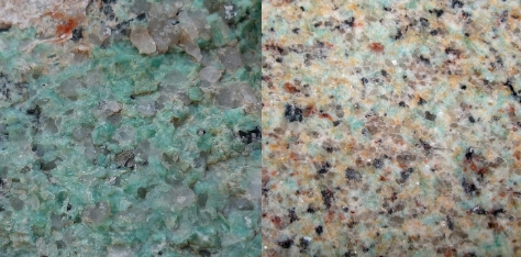Памятник из гранита Amazonite