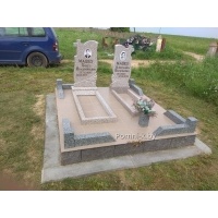 Памятник из мраморной крошки М4